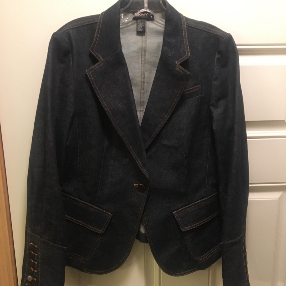 DKNY tailored denim jacket